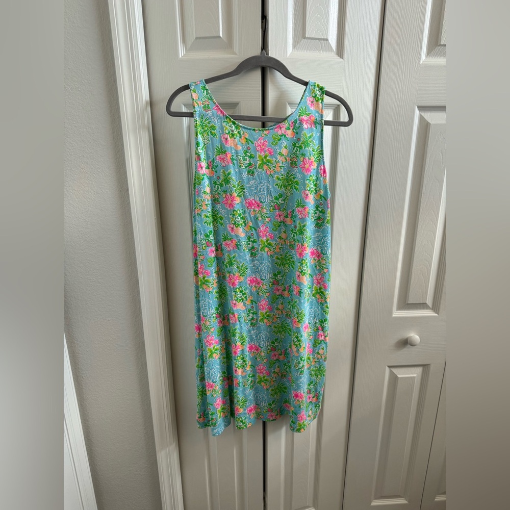 Lilly Pulitzer Disney Print Kristen Dress Size L